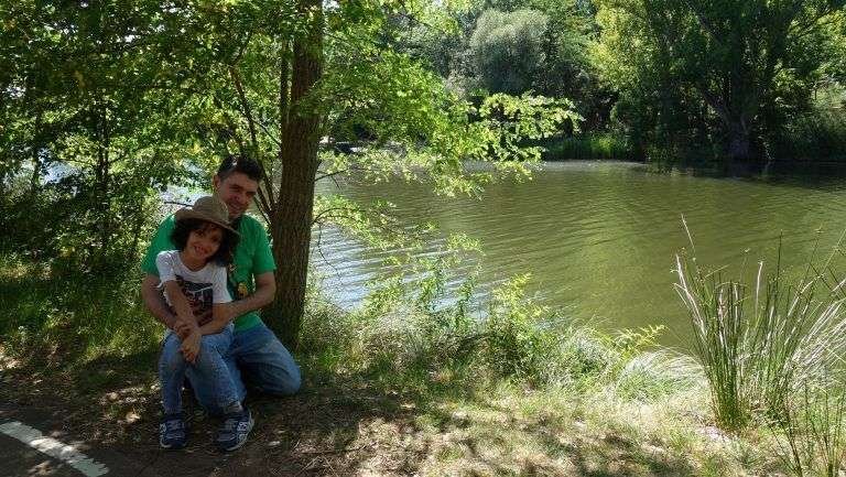 papá e hijo